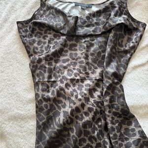All Saints Animal Print Top